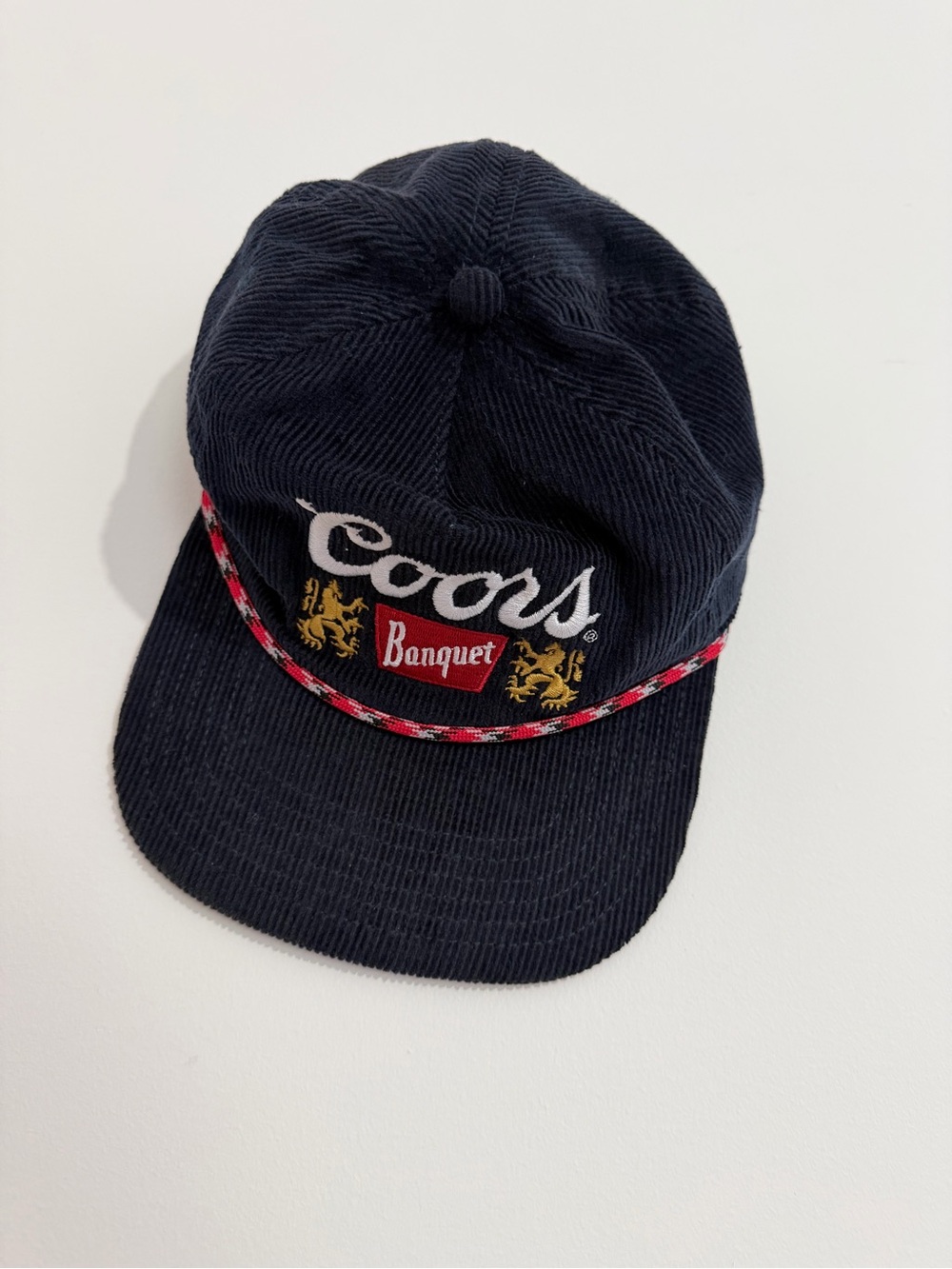 Coors Banquet Corduroy SnapBack Vintage Style Hat